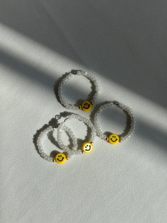 Perlenring „Smiley“